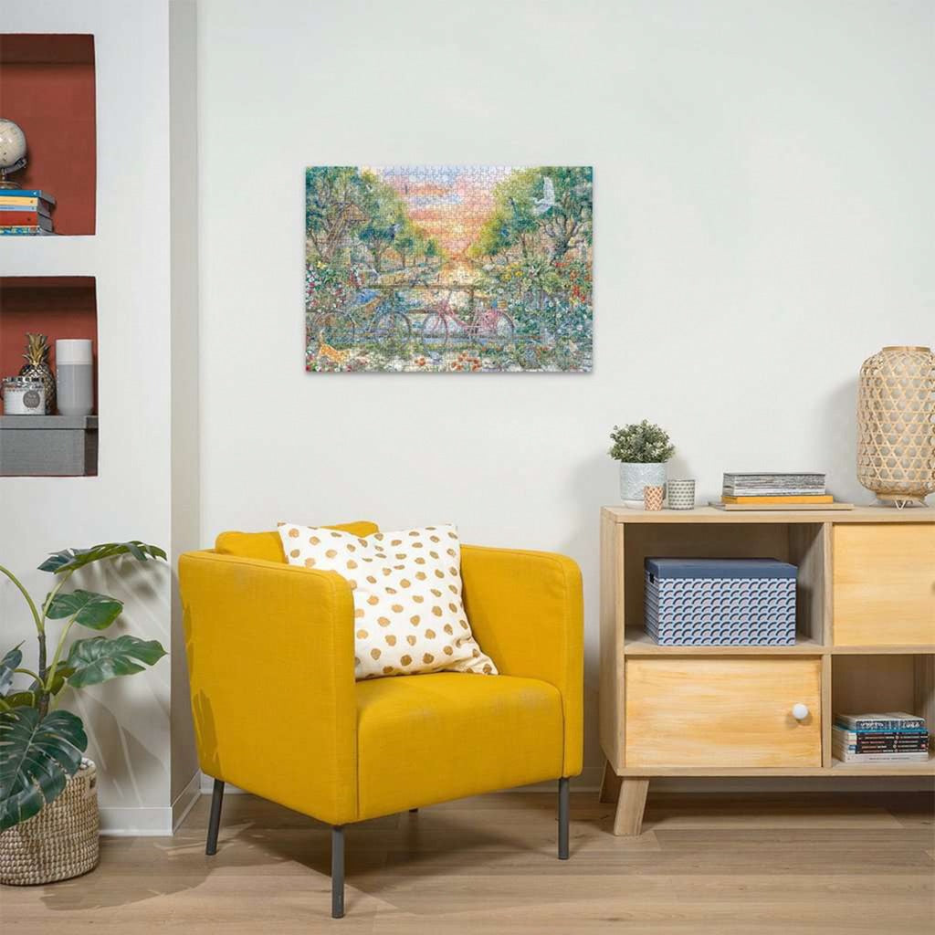 Puzzle Verträumte Fahrräder in Amsterdam