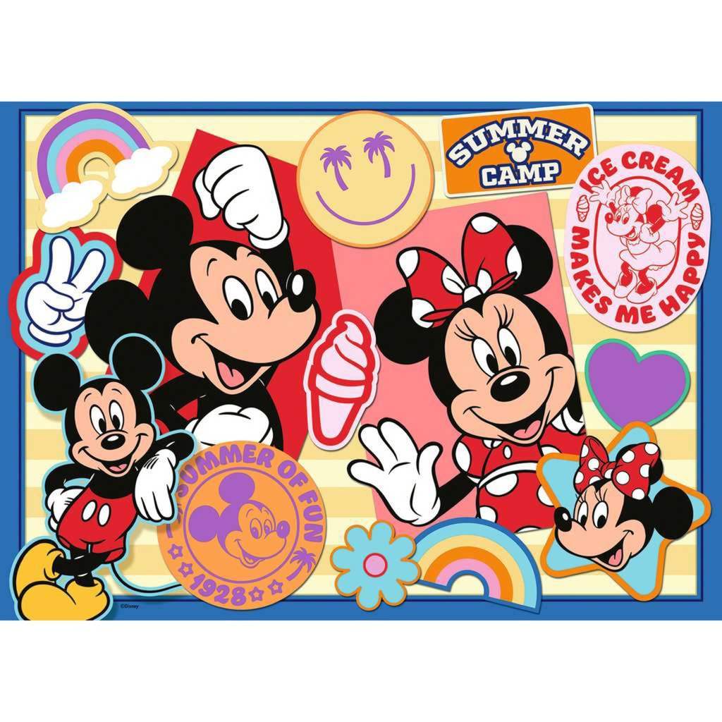 Kinderpuzzle Disney Mickey and Friends - Unterwegs mit Mickey und Minnie