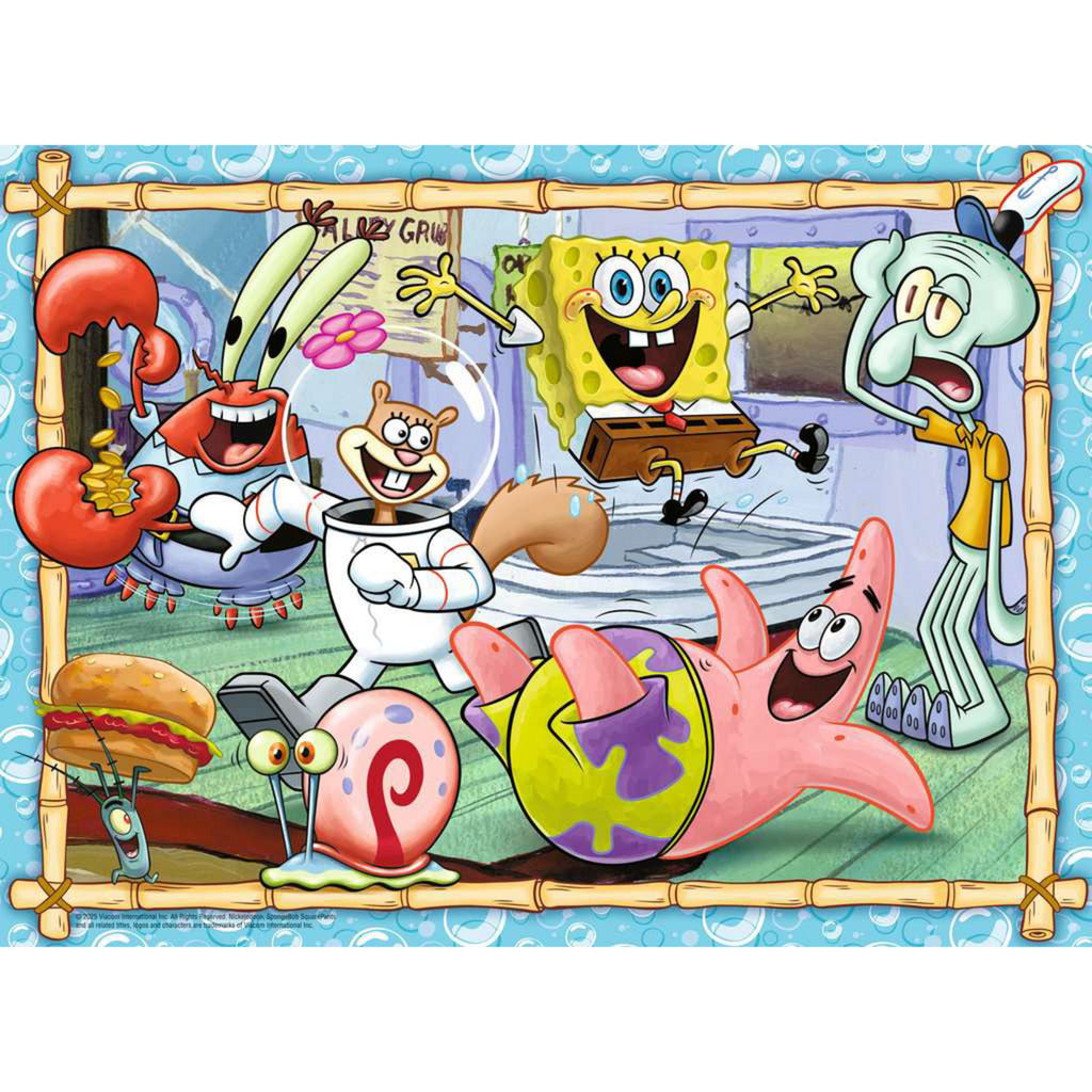 Kinderpuzzle - Neue Abenteuer in Bikini Bottom