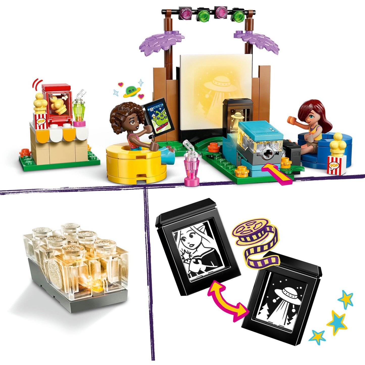 42642 Friends Filmabend mit Freunden, Konstruktionsspielzeug