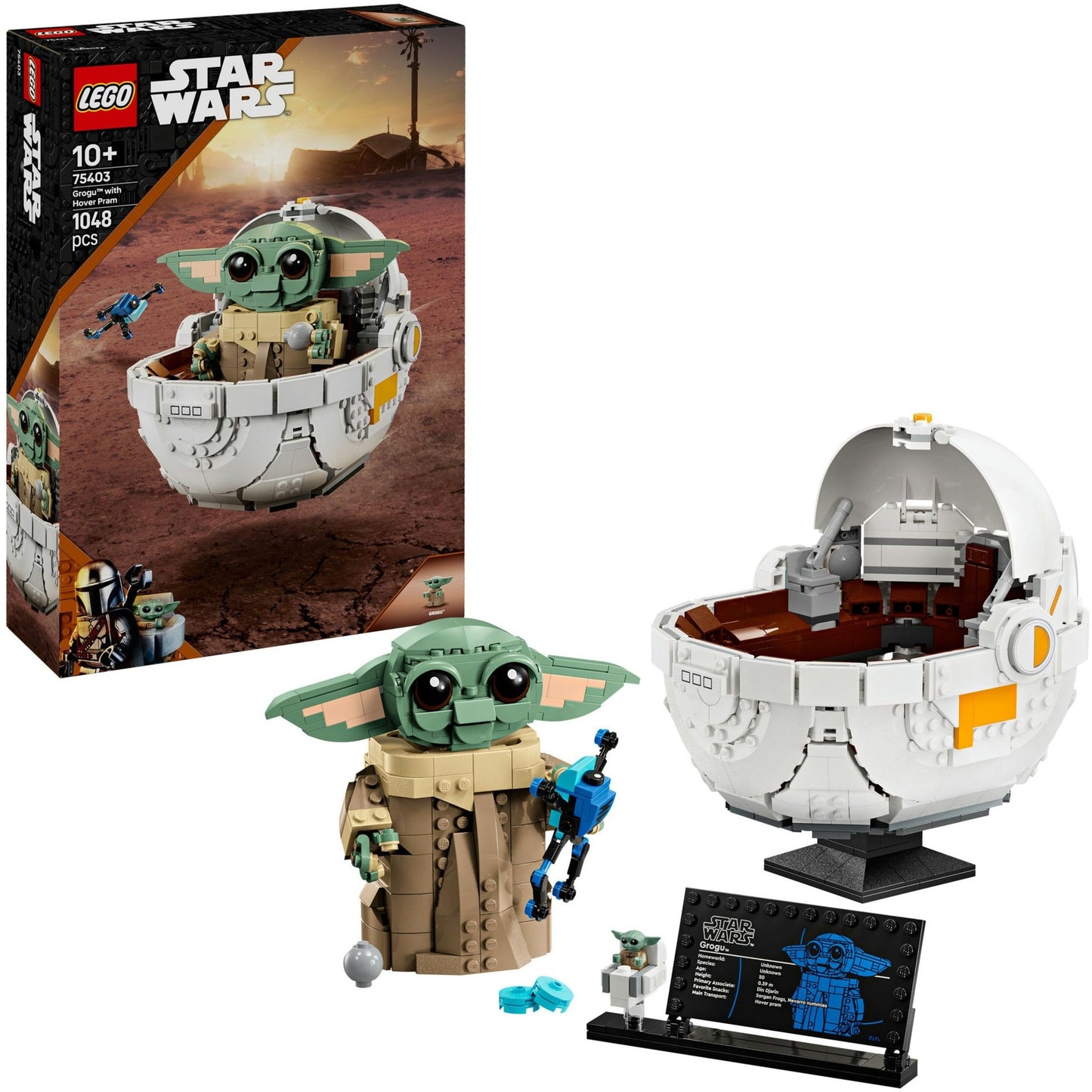 75403 Star Wars Grogu in seiner Repulsorwiege, Konstruktionsspielzeug