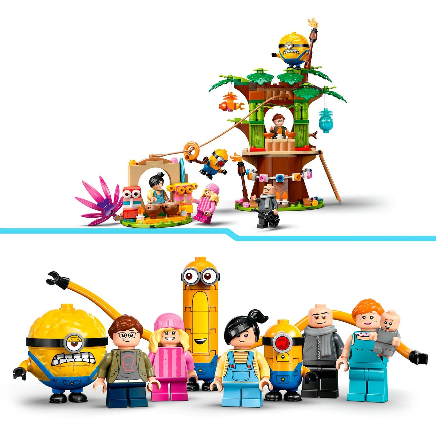 LEGO 75583 Minions Familienvilla von Gru und den Minions, Konstruktionsspielzeug