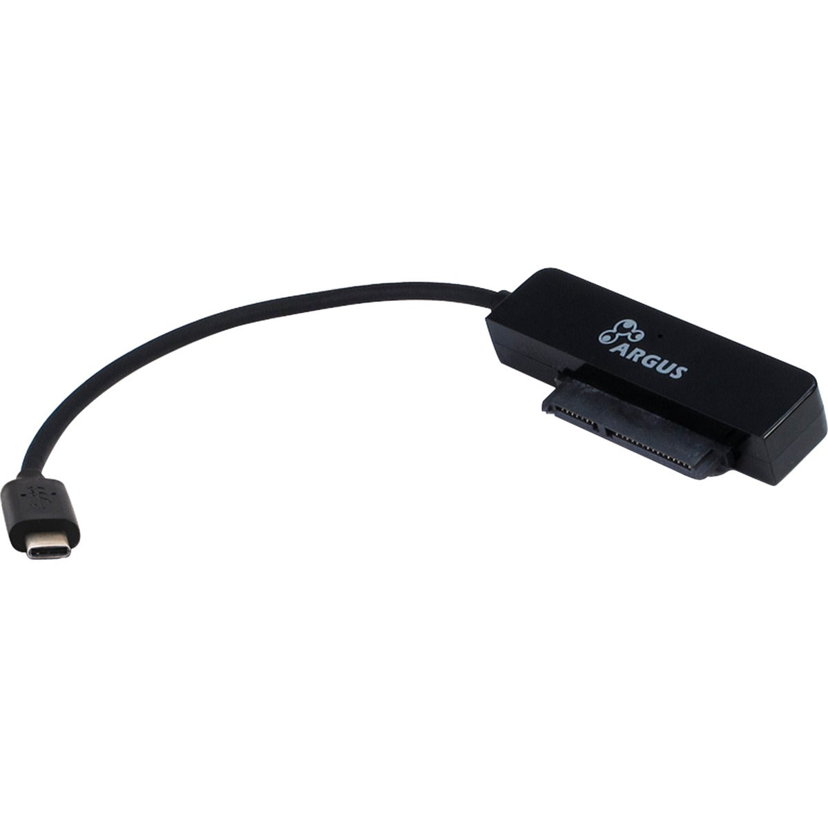 Inter-Tech USB 3.2 Gen 1 Adapter, USB-C Stecker > SATA 15pin + 7pin Buchse (schwarz)