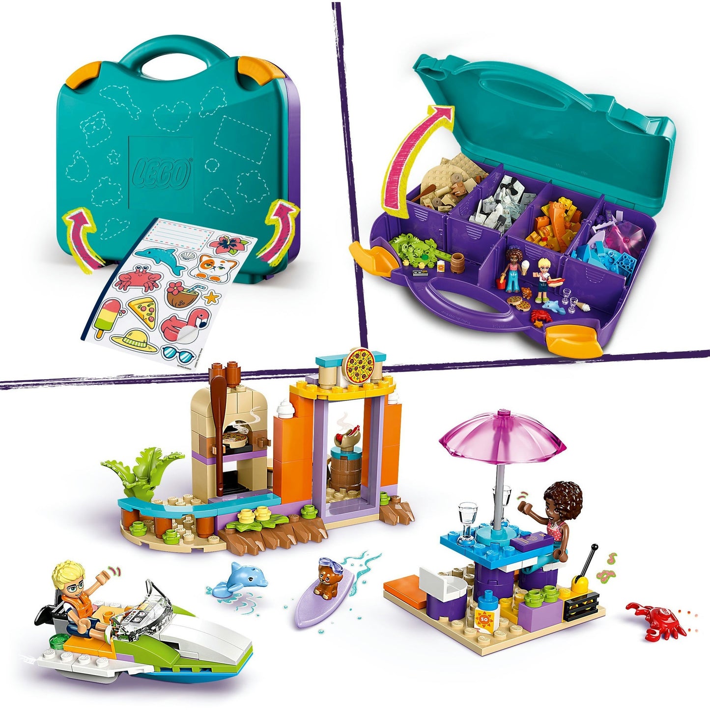 42672 Friends Kreativer Reisekoffer, Konstruktionsspielzeug