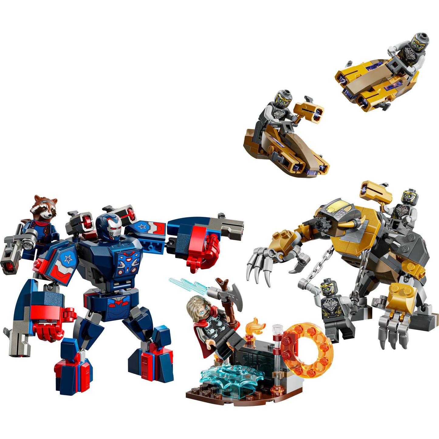 76322 Marvel Super Heroes Avengers: Endgame Thor vs. Chitauri, Konstruktionsspielzeug