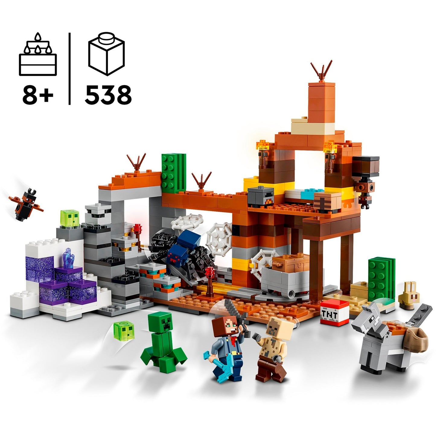 LEGO 21263 Minecraft Die Mine in den Badlands, Konstruktionsspielzeug