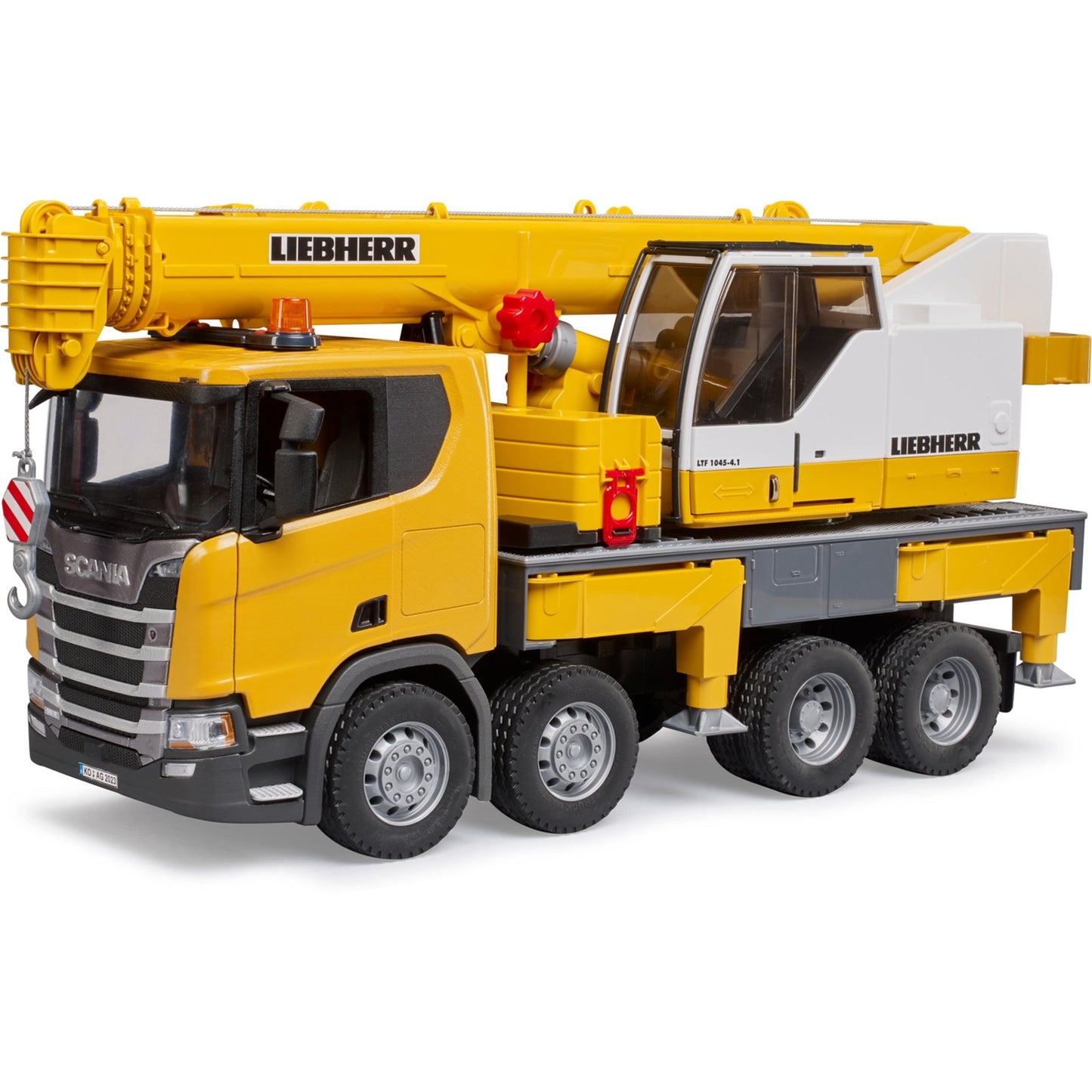 BRUDER Scania Super 560R Liebherr Kran-LKW mit Light & Sound Modul