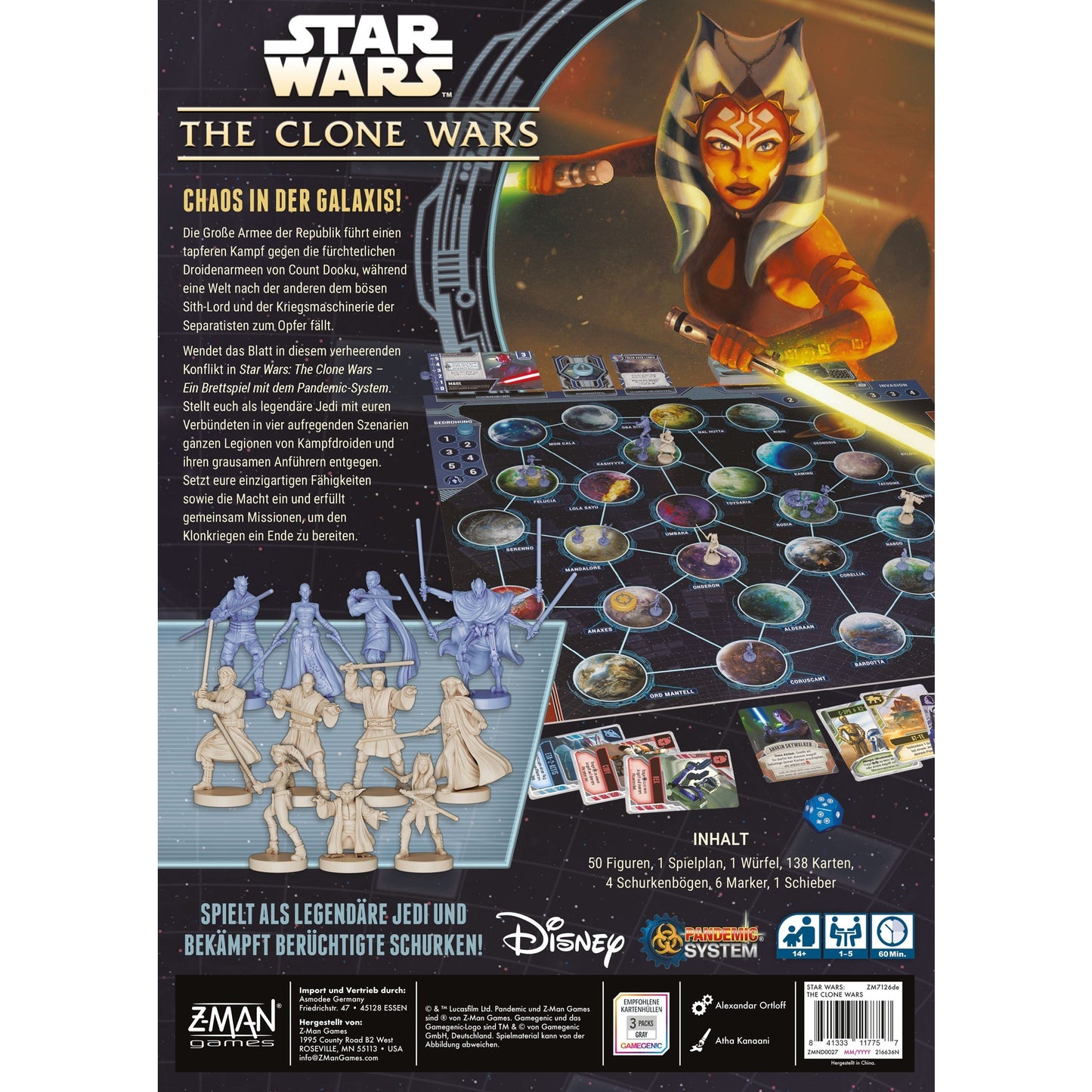 Asmodee Star Wars: The Clone Wars, Brettspiel
