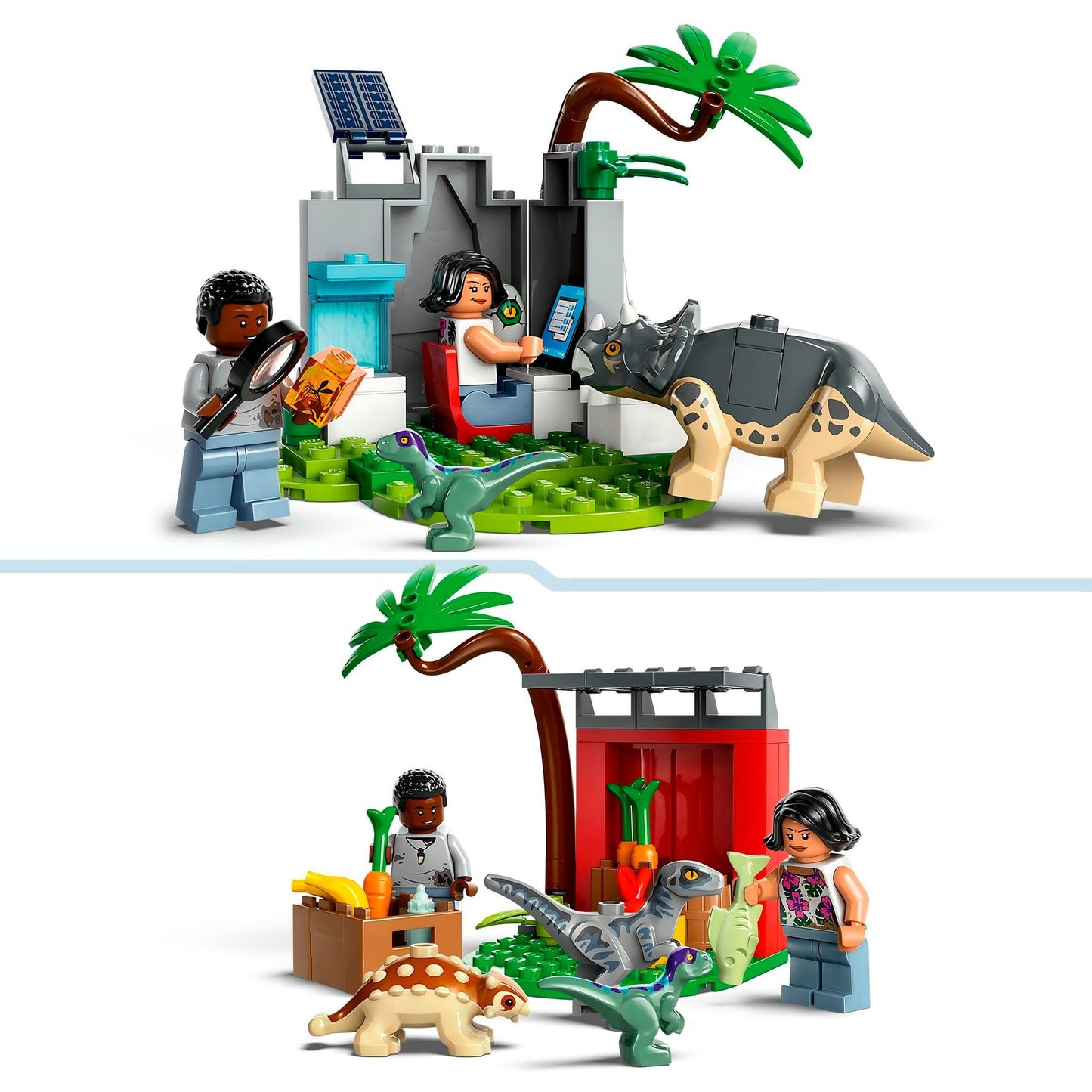 LEGO 76963 Jurassic World Rettungszentrum für Baby-Dinos, Konstruktionsspielzeug