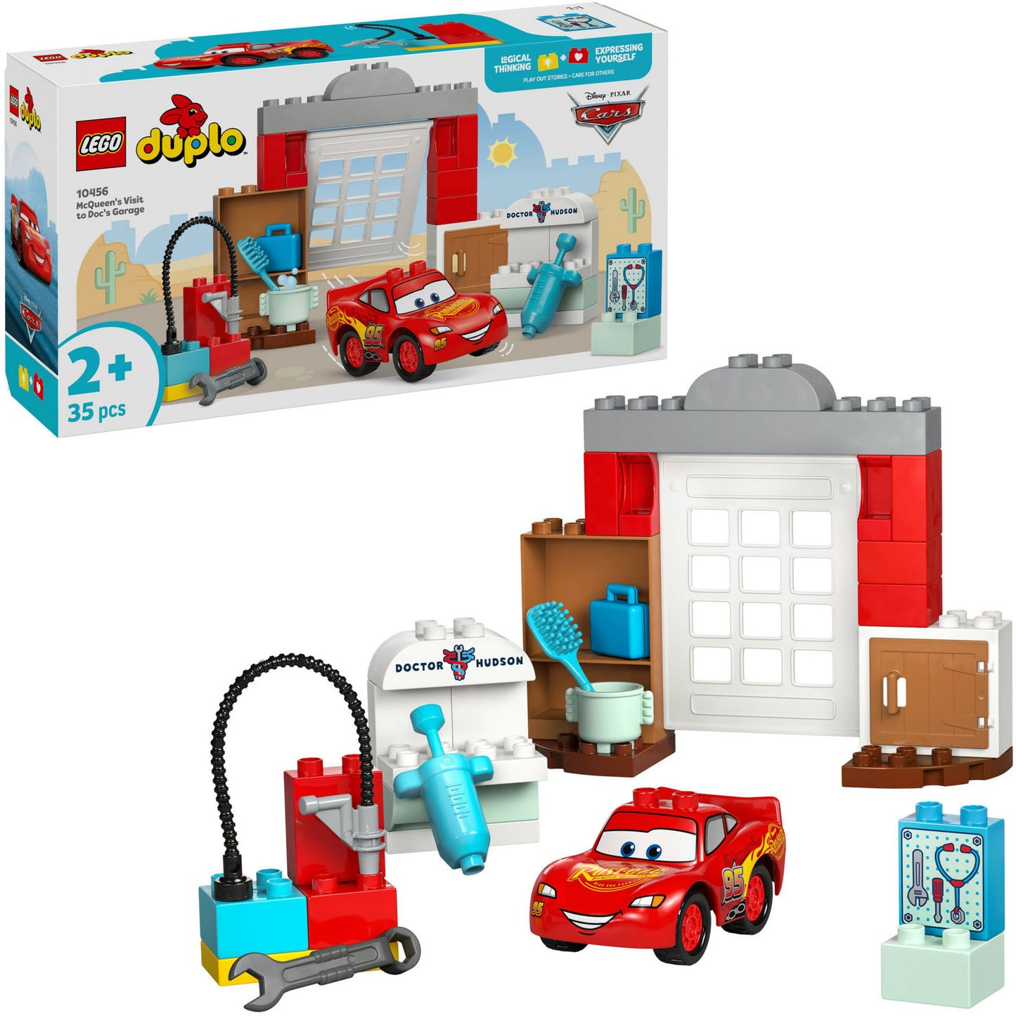 10456 DUPLO Disney McQueens Besuch in Docs Werkstatt, Konstruktionsspielzeug