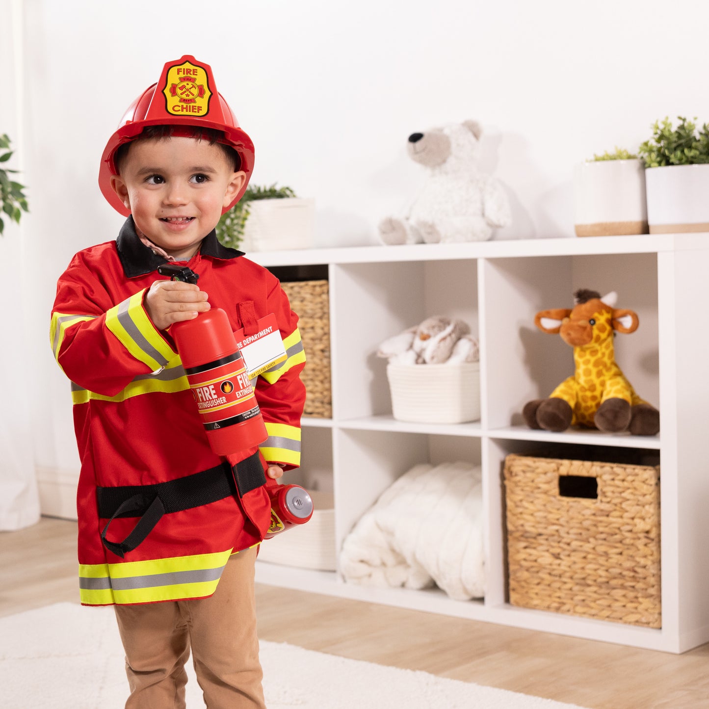 Melissa & Doug - Feuerwehr Kostüm, Rollenspiel