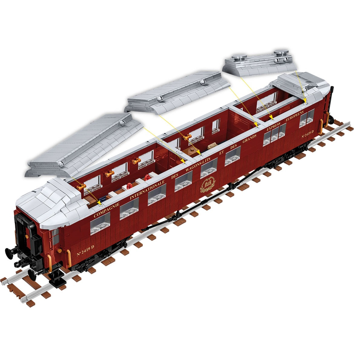 Compiègne Waggon (11 November 1918), Konstruktionsspielzeug