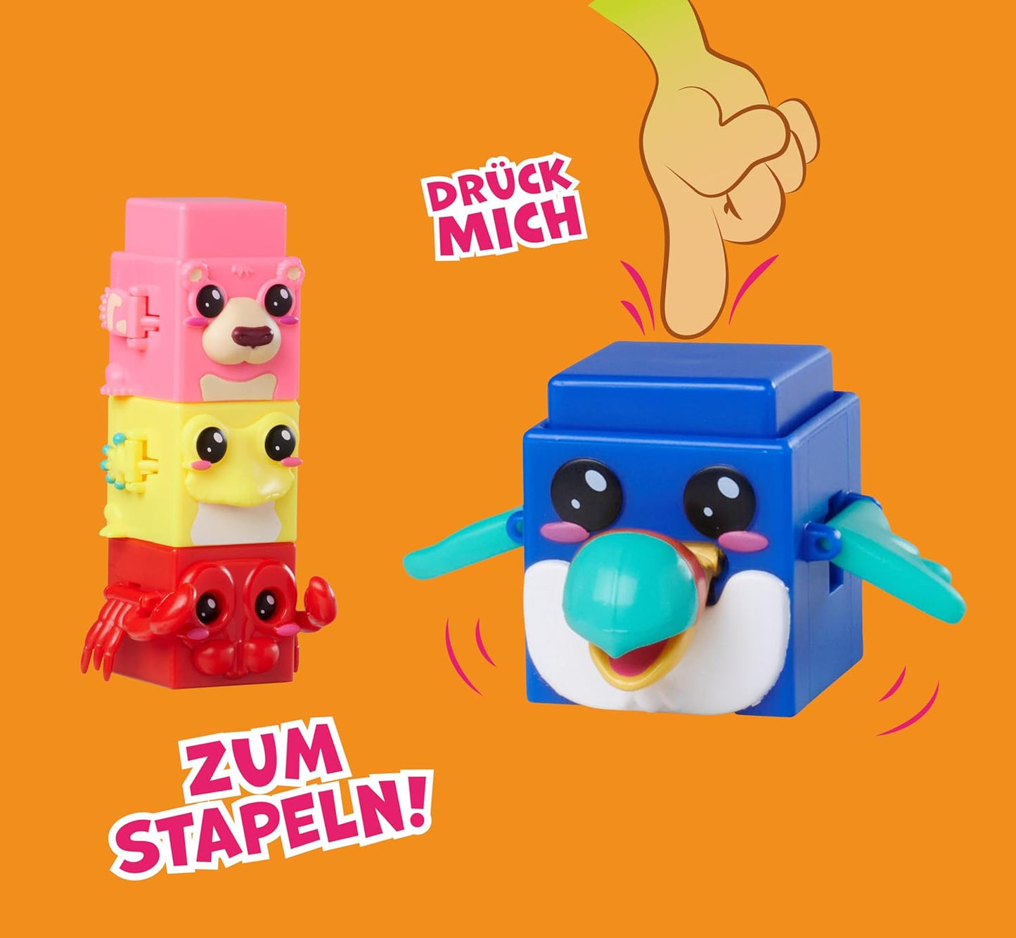 Bloxies Spielfiguren Serie 2 (4er-Pack)
