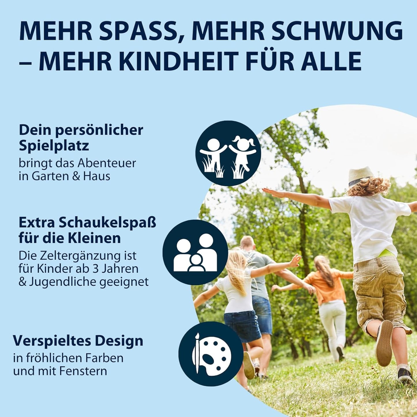 Zelt für Nestschaukel Cosy Castle 90