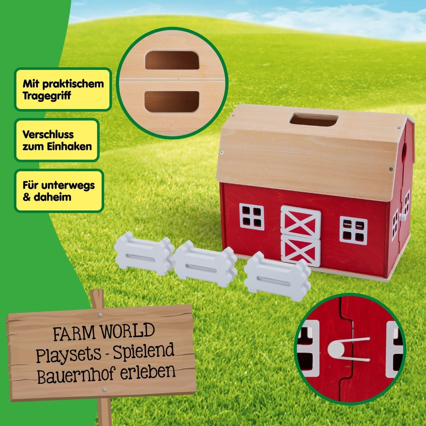 Farm World Retro Farm, Spielgebäude