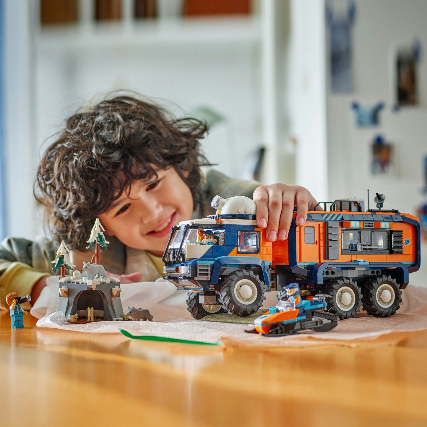 60471 City Arktis-Truck mit Labor, Konstruktionsspielzeug