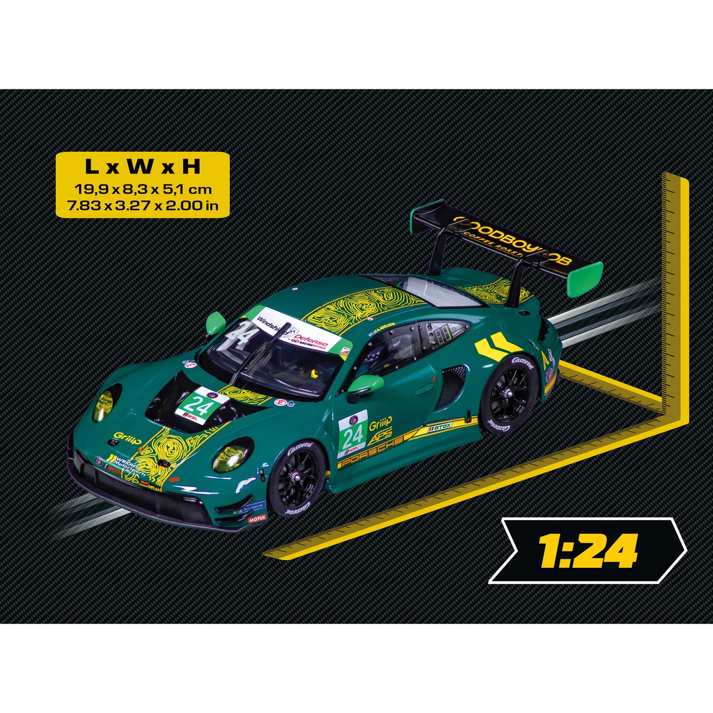 DIGITAL 124 Porsche 911 GT3 R Wright Motorsports, No.24, Rennwagen