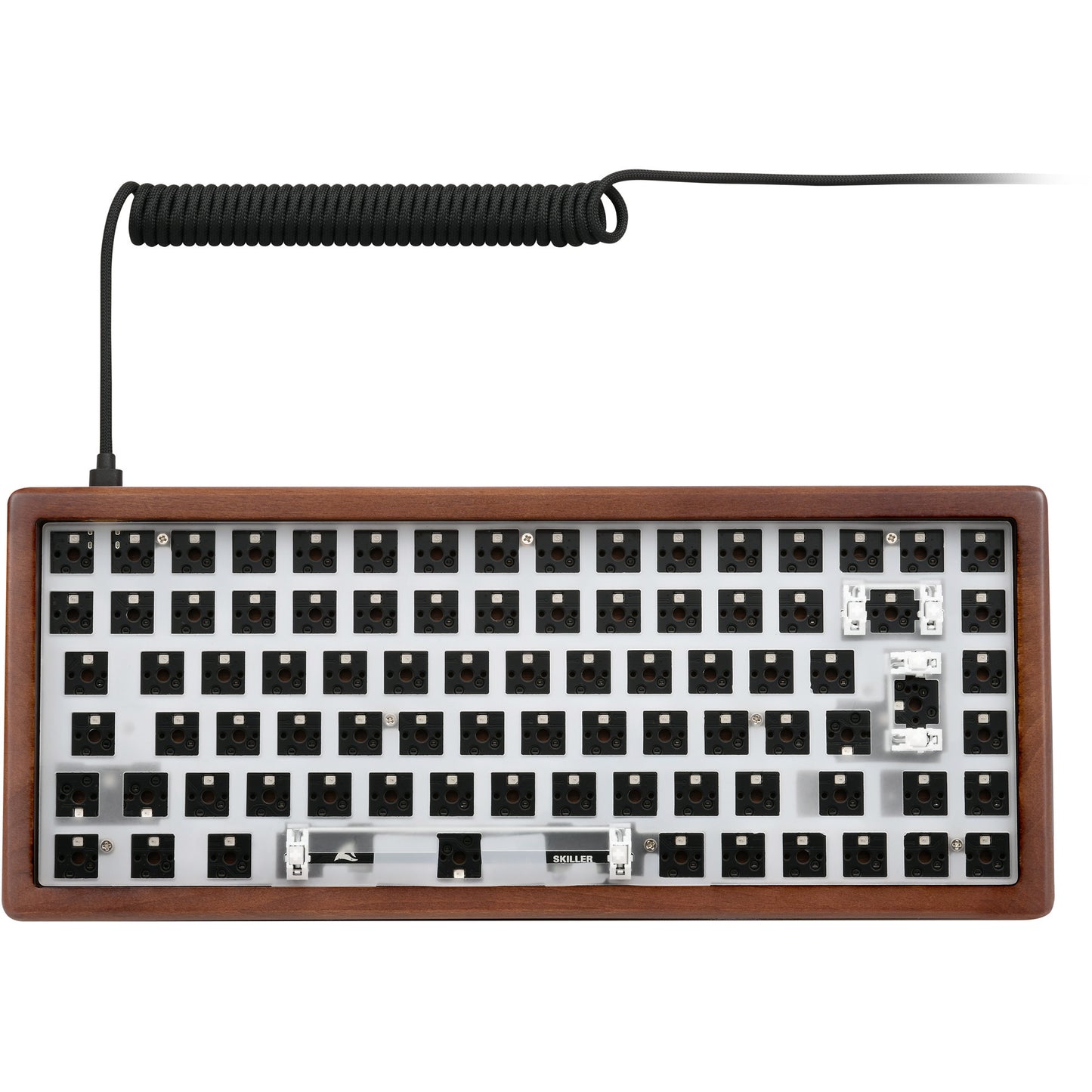 SKILLER SGK50 S3 Wood Barebone, Gaming-Tastatur