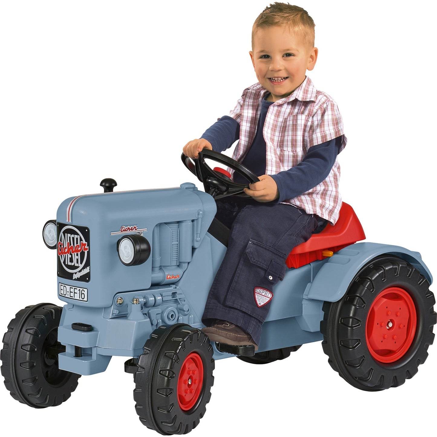 BIG Traktor Eicher Diesel ED 16 (grau/rot)