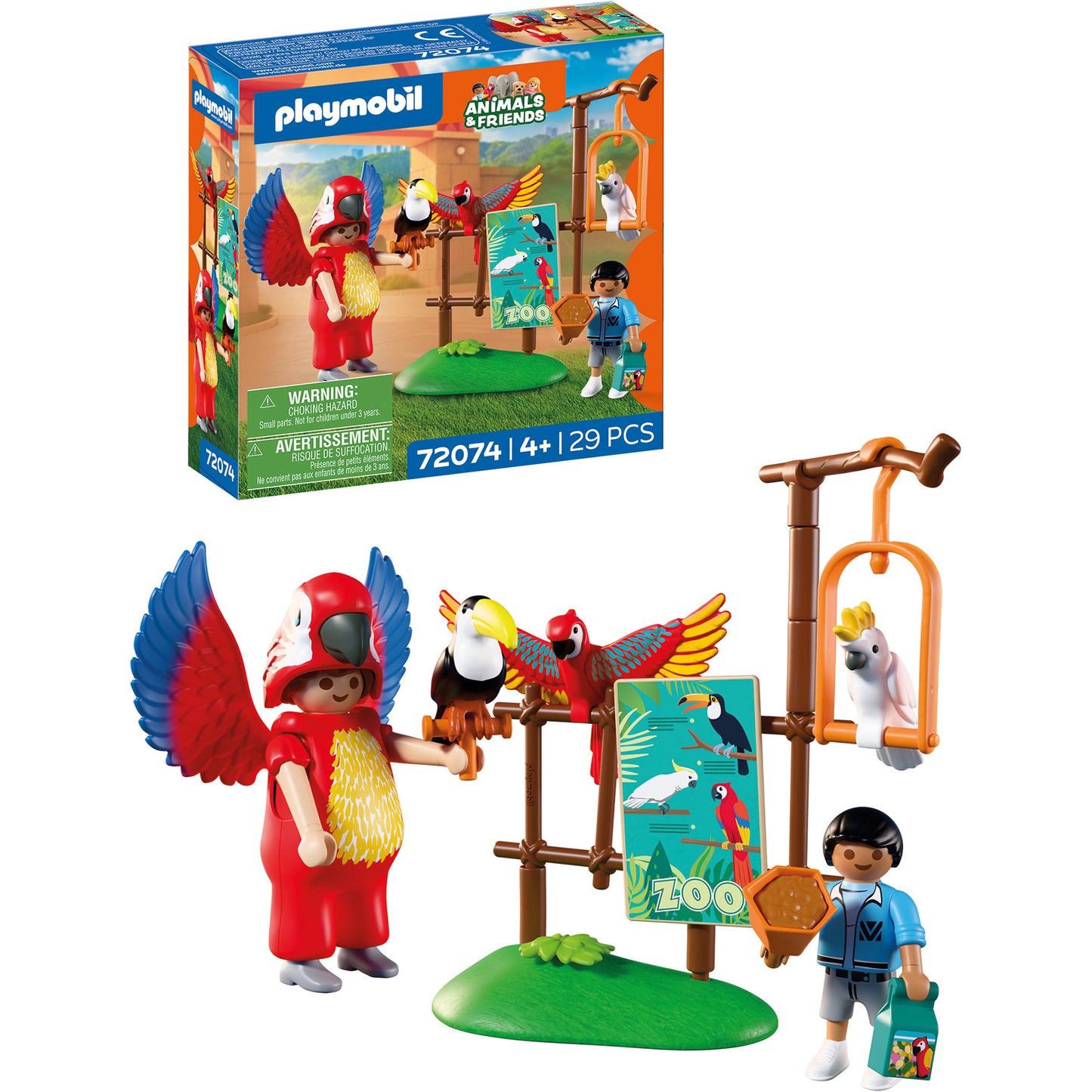 72074 Animals & Friends Zoo: Maskottchen, Konstruktionsspielzeug