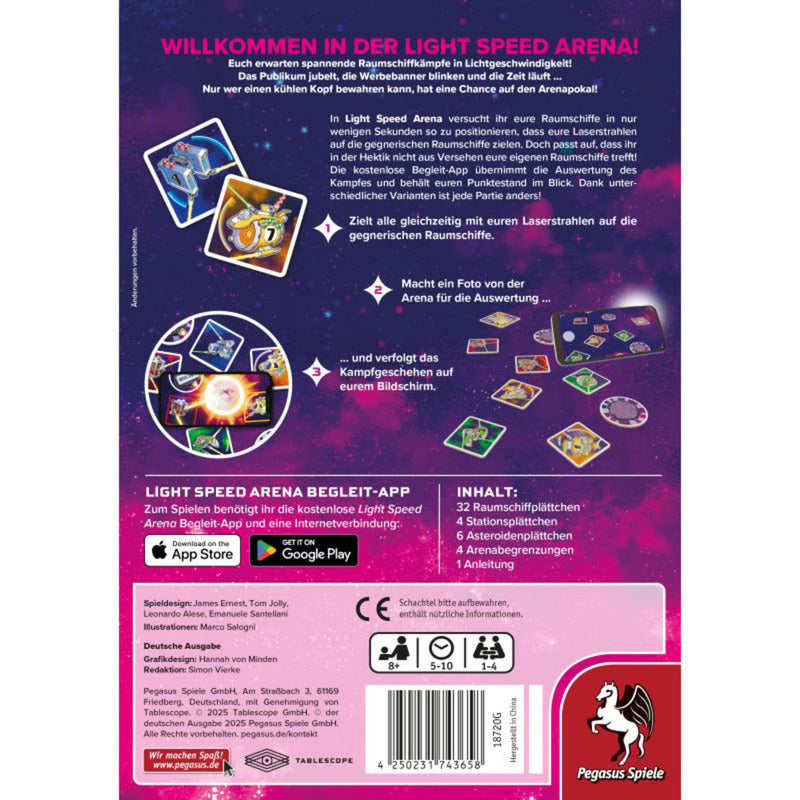 Light Speed Arena, Brettspiel