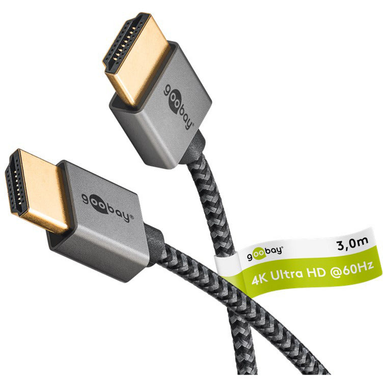 Plus Slim High-Speed-HDMI-Kabel mit Ethernet, 4K @ 60Hz