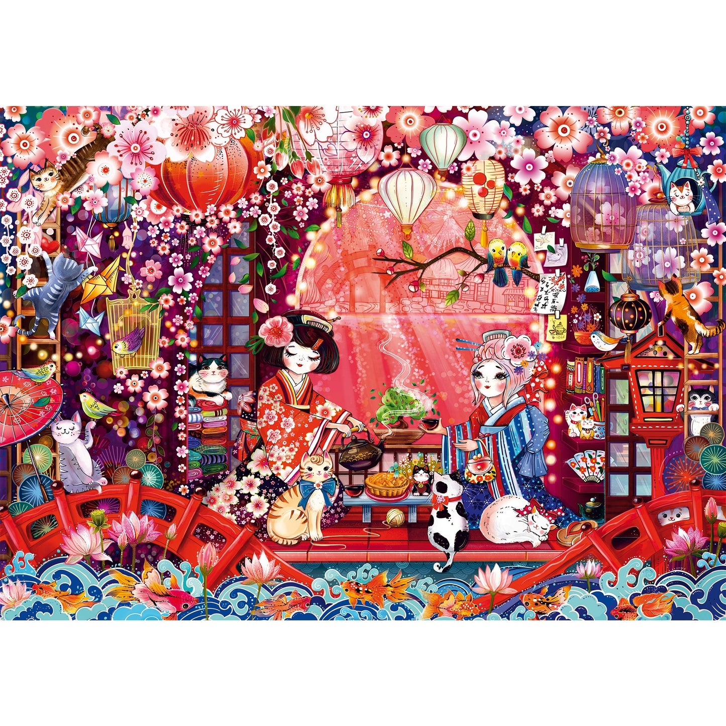 Japanische Teezeremonie, Puzzle