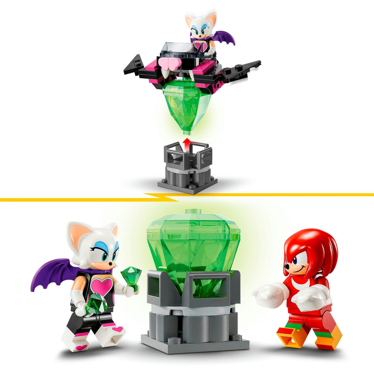 LEGO 76996 Sonic the Hedgehog Knuckles' Wächter-Mech, Konstruktionsspielzeug