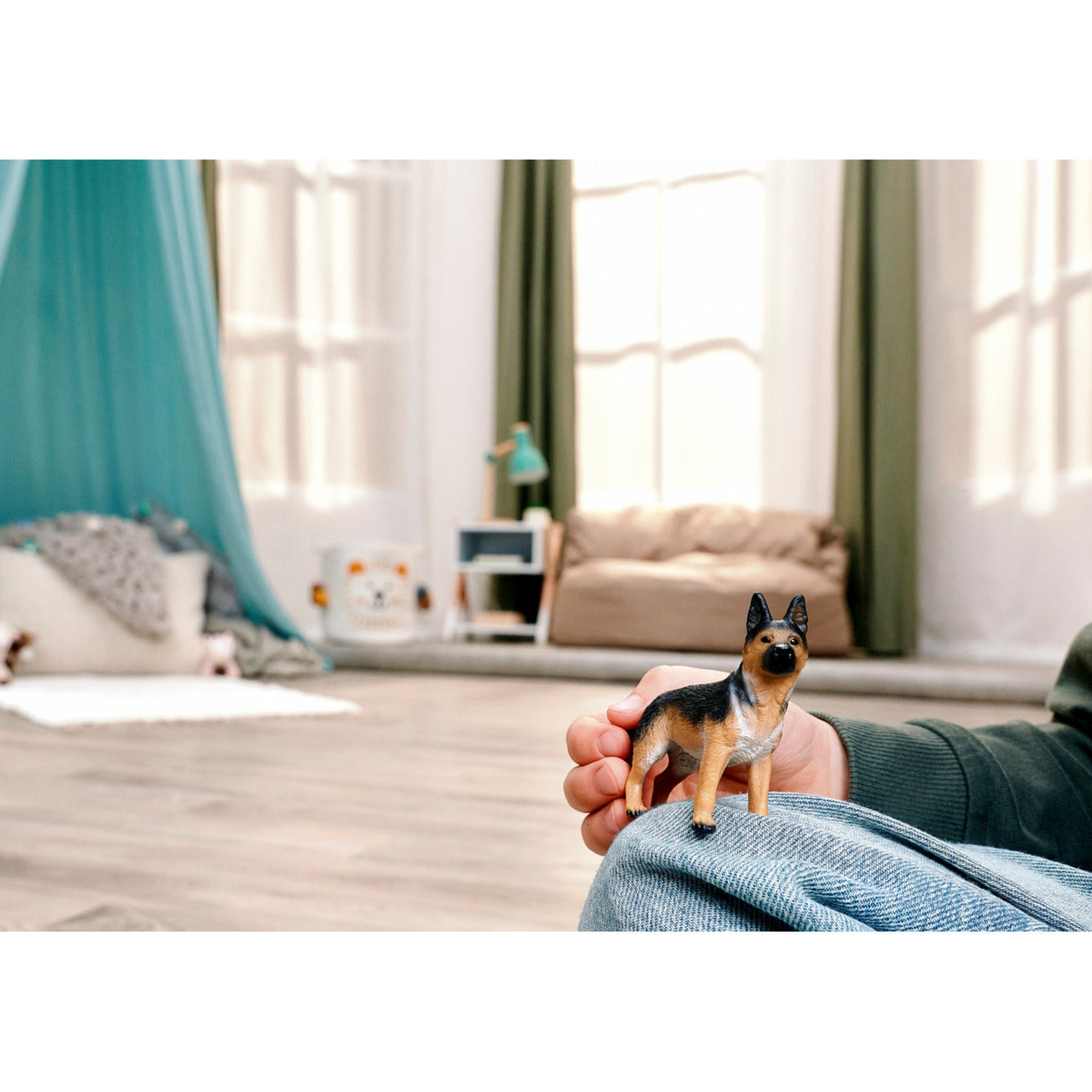 Farm World Deutscher Schäferhund Hündin, Spielfigur