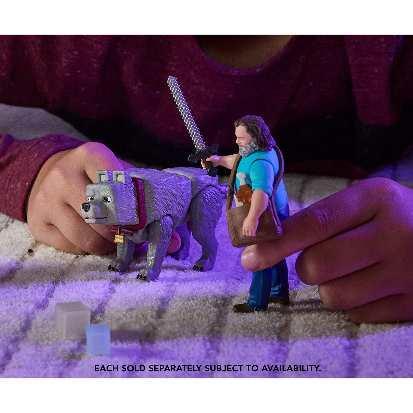 Minecraft Movie Steve Actionfigur und Zubehör, Spielfigur