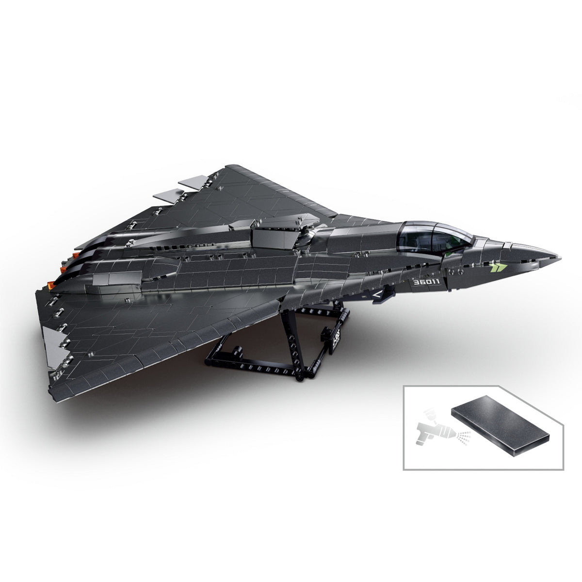 ModelBricks J-36 Kampfjet, Konstruktionsspielzeug