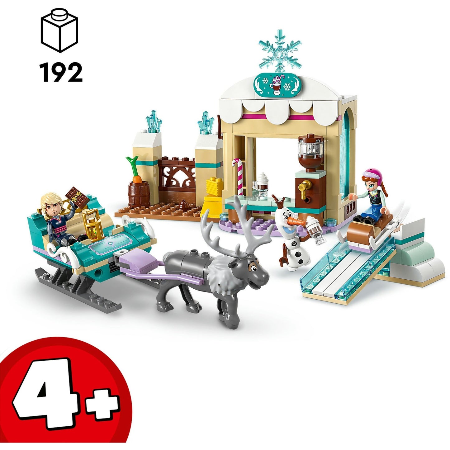 43256 Disney Princess Annas Schlittenabenteuer, Konstruktionsspielzeug