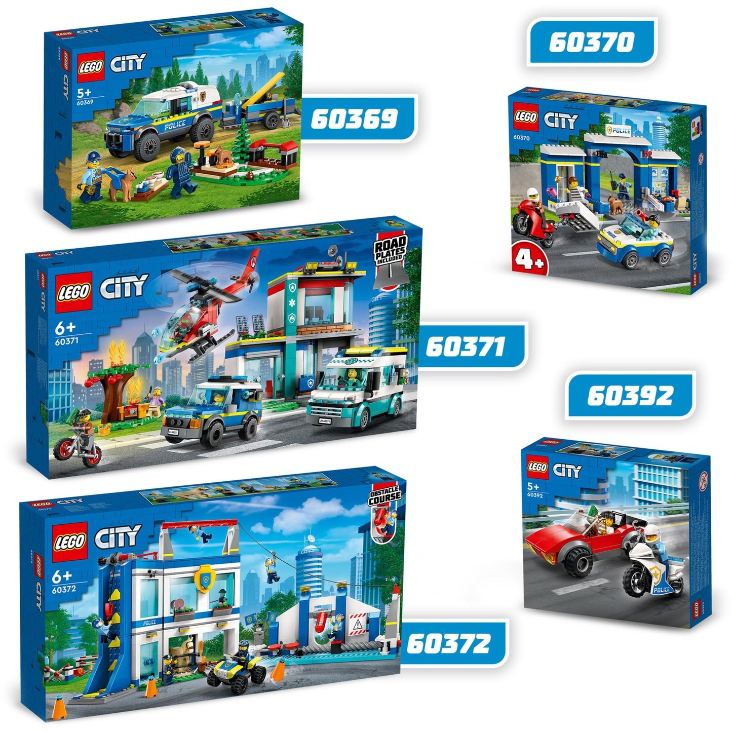 LEGO 60369 City Mobiles Polizeihunde-Training, Konstruktionsspielzeug