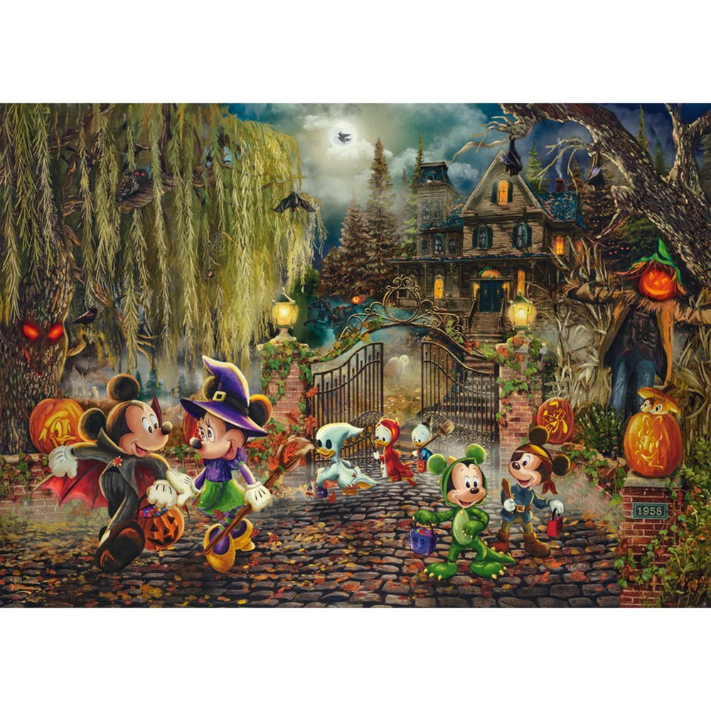Thomas Kinkade Studios: Disney Dreams Collection - Mickey & Minnie Halloween Fun, Puzzle