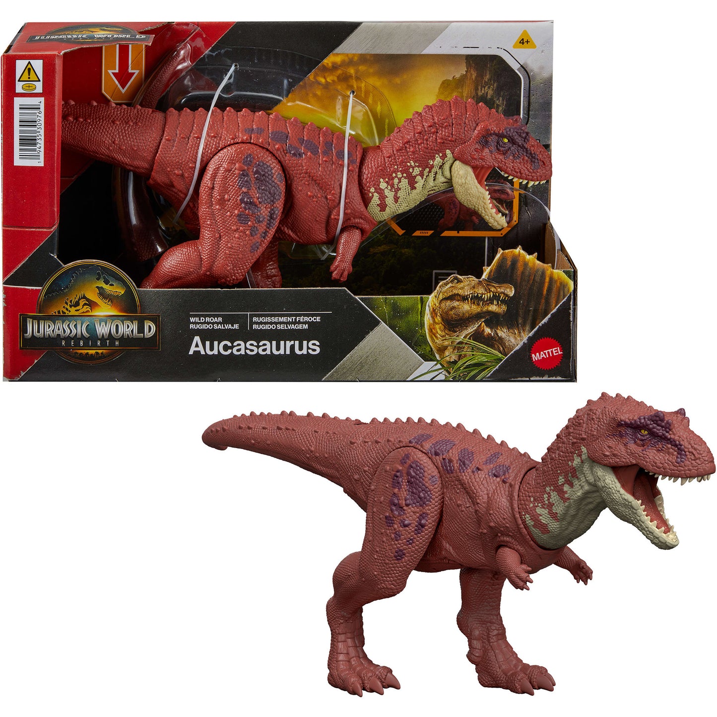 Jurassic World Wild Roar Aucasaurus, Spielfigur