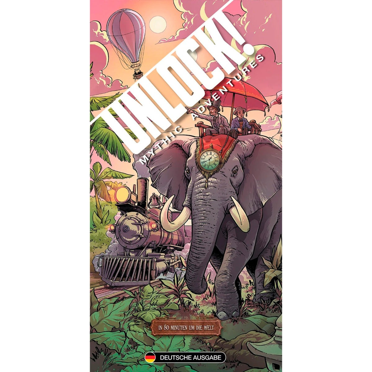 Asmodee Unlock! In 80 Minuten um die Welt, Kartenspiel