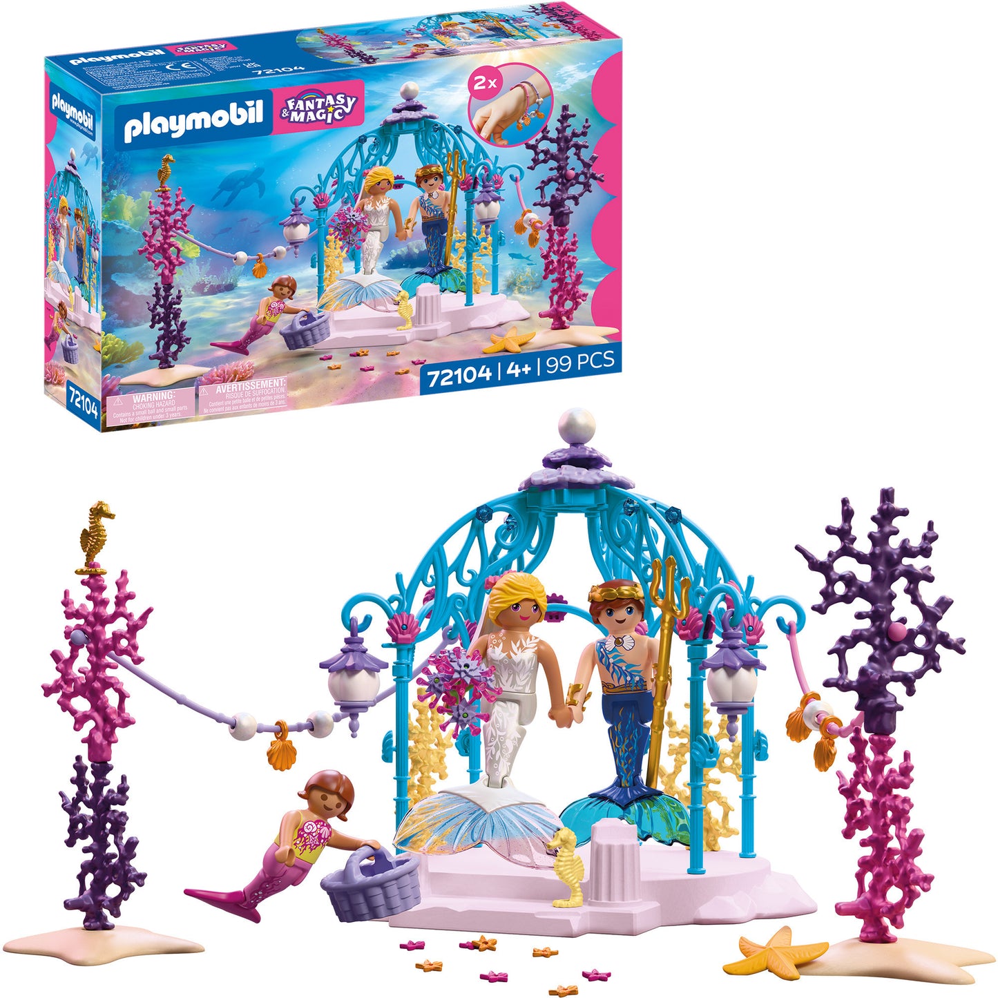 72104 Fantasy & Magic Unterwasserhochzeit, Konstruktionsspielzeug