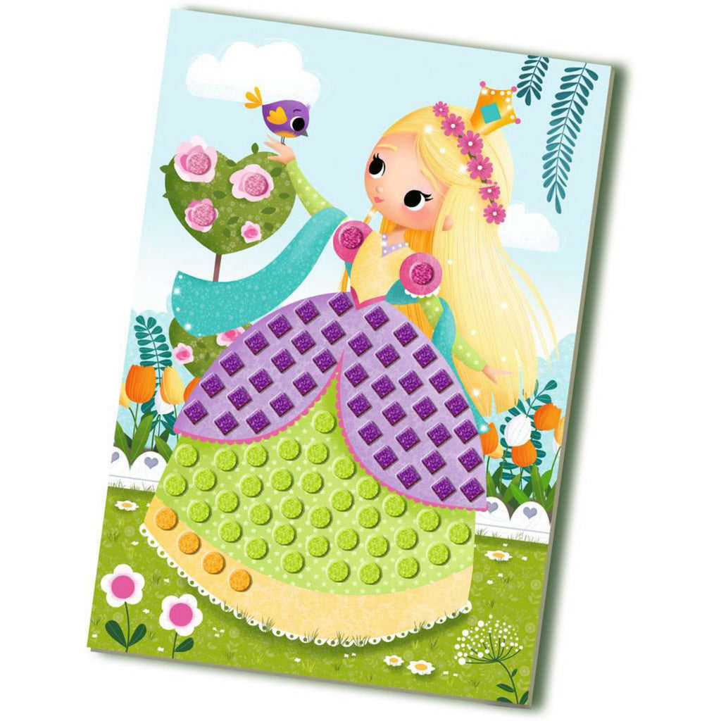 BeCreative - Bastelset DIY Mosaik Prinzessinnen, Basteln