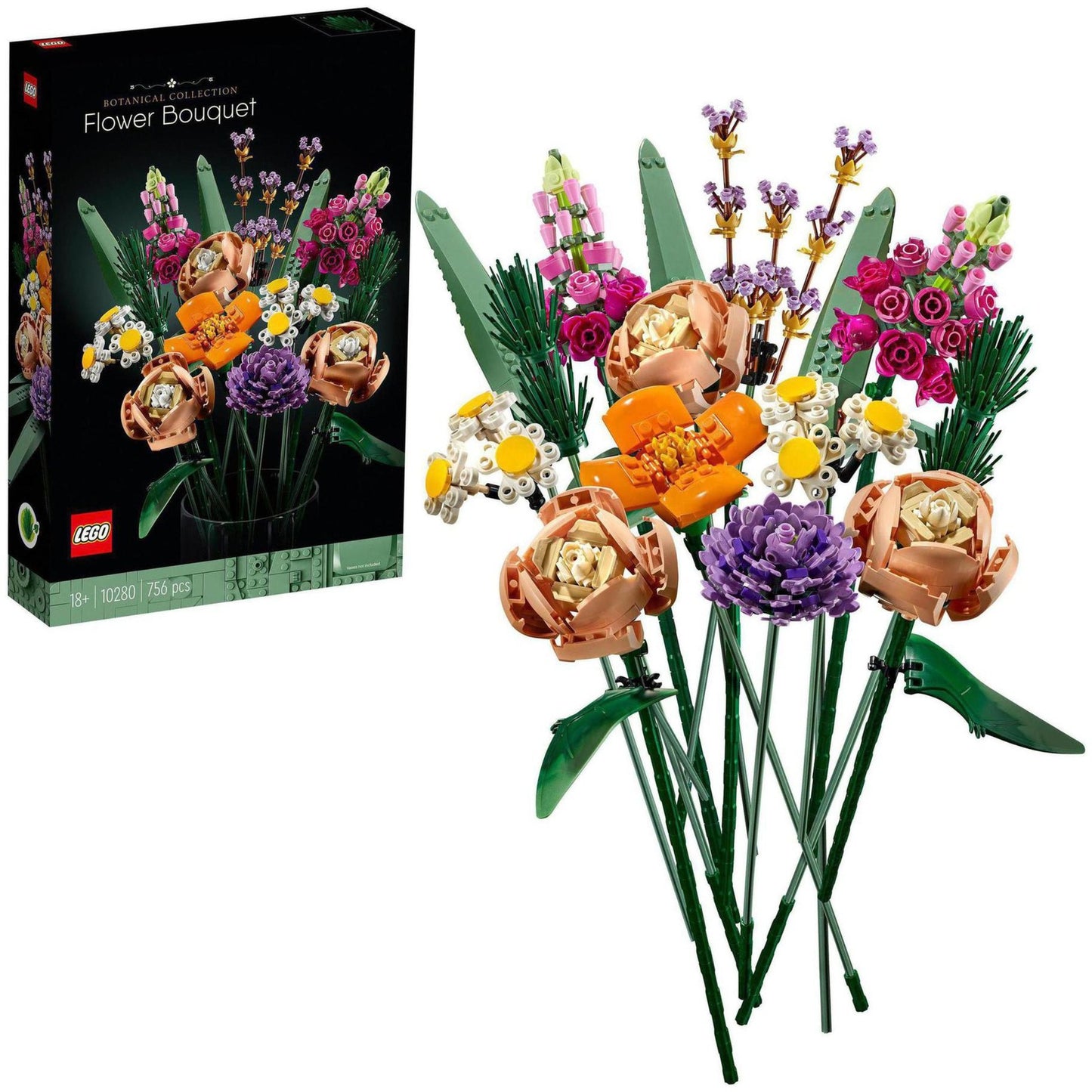 LEGO 10280 Creator Expert Blumenstrauß, Konstruktionsspielzeug