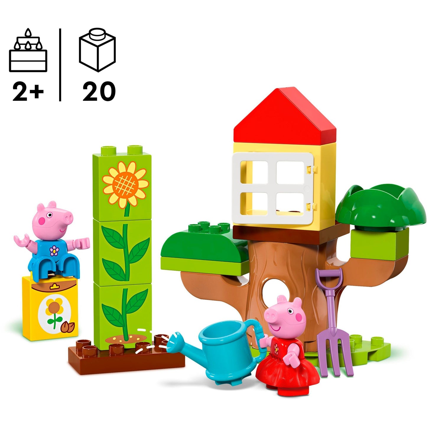 LEGO 10431 DUPLO Peppas Garten mit Baumhaus, Konstruktionsspielzeug