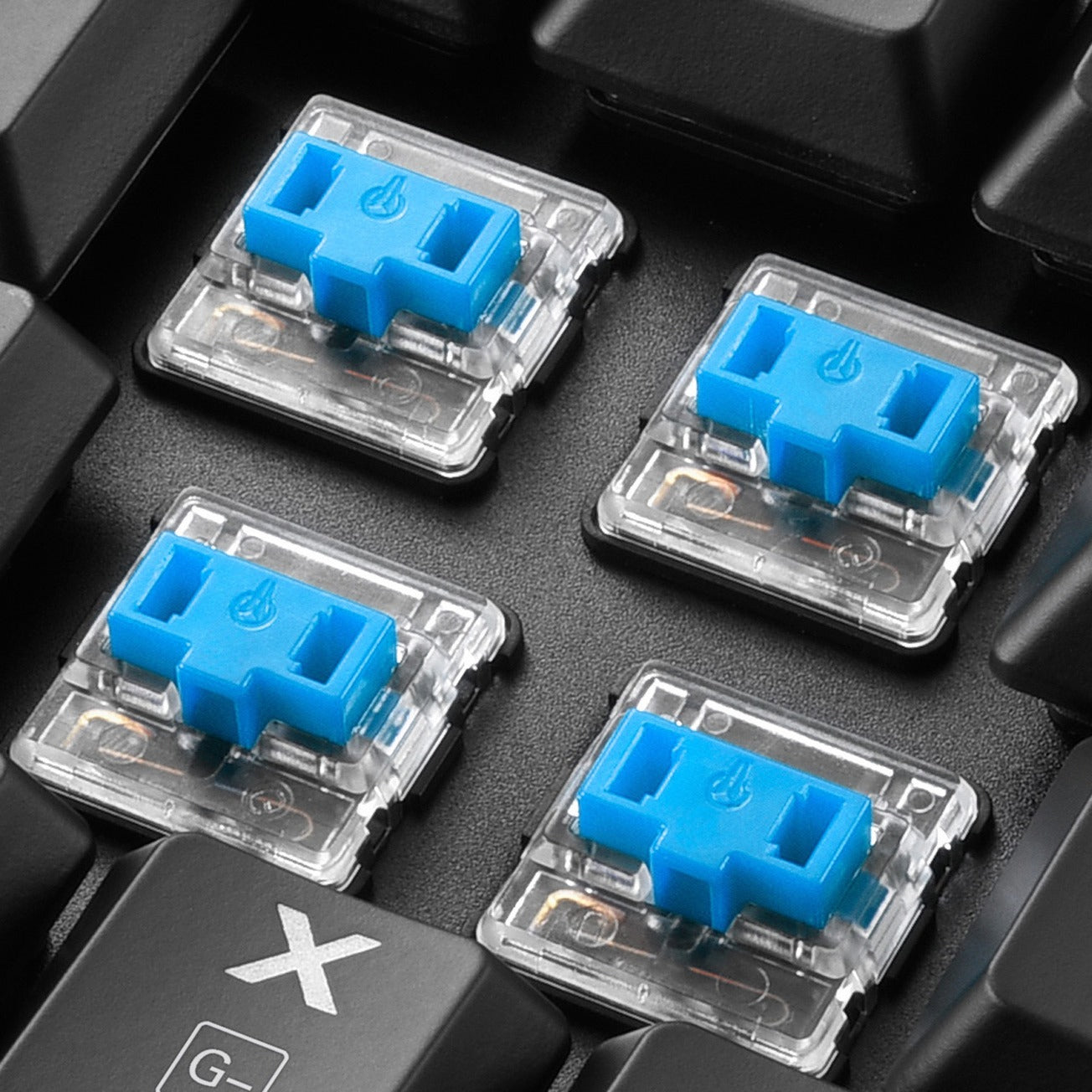 Sharkoon PureWriter RGB (schwarz, FR-Layout, Kailh Choc Low Profile Blue)