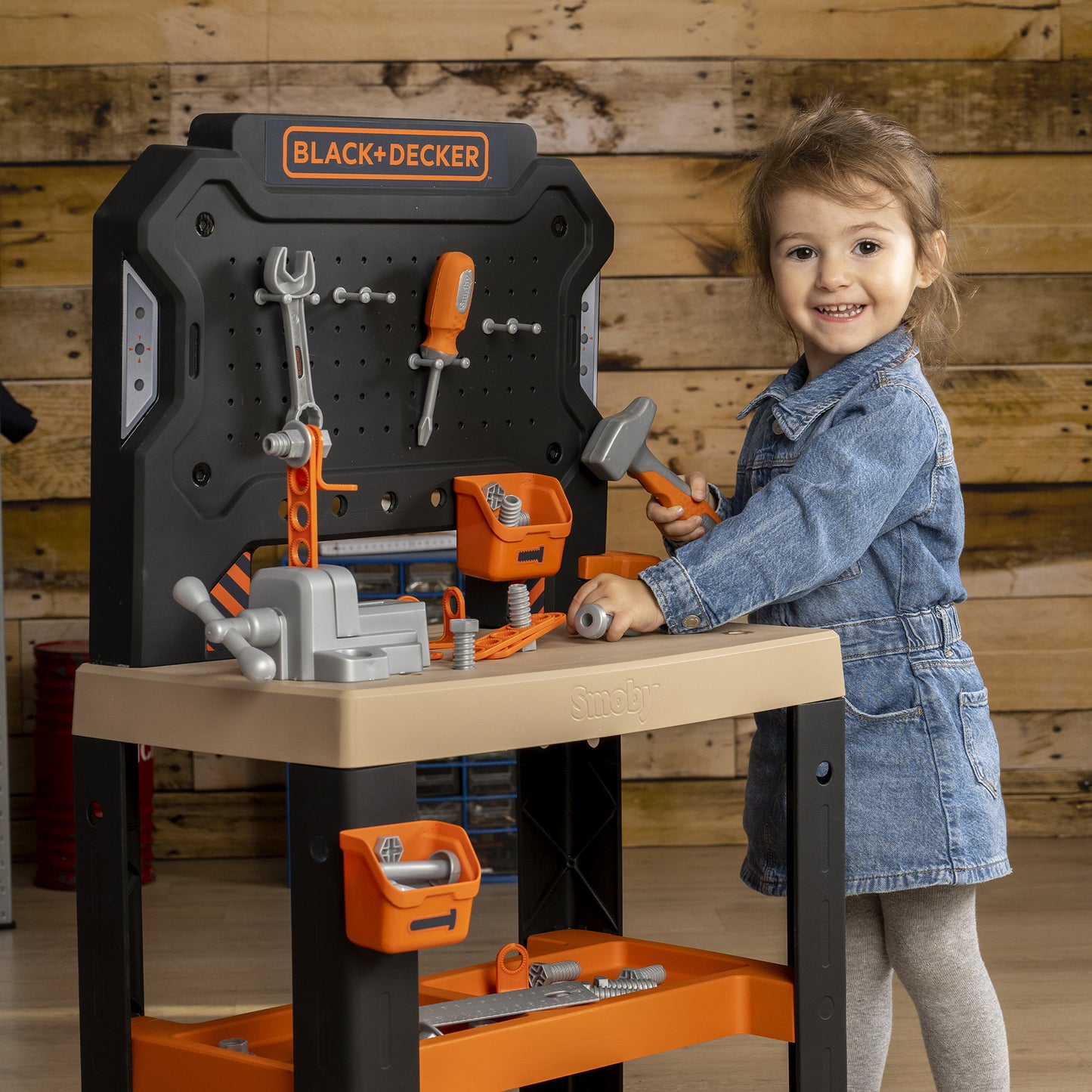 Smoby Black+Decker Werkbank, Kinderwerkzeug