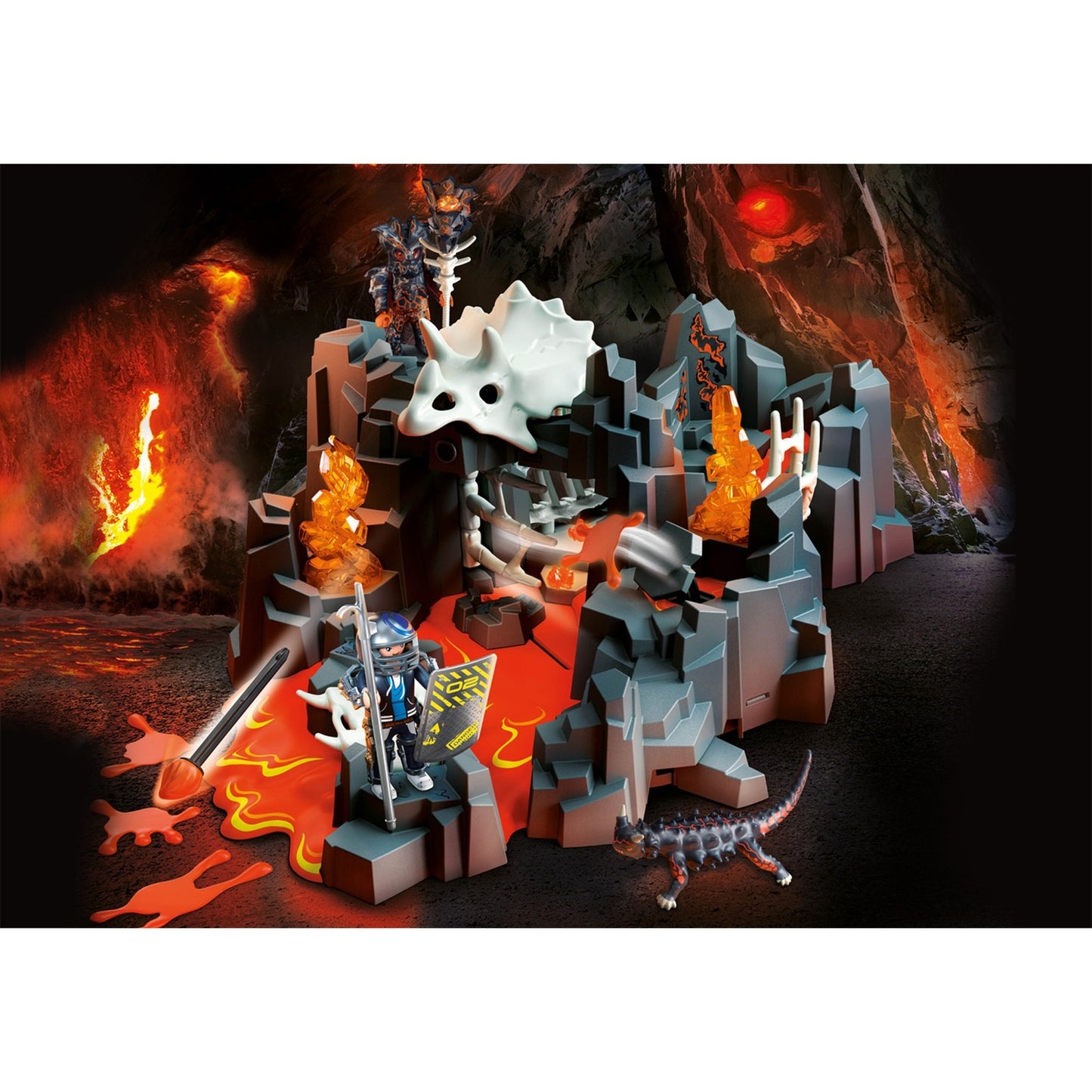 PLAYMOBIL 70926 Dino Rise Wächter der Lavaquelle, Konstruktionsspielzeug