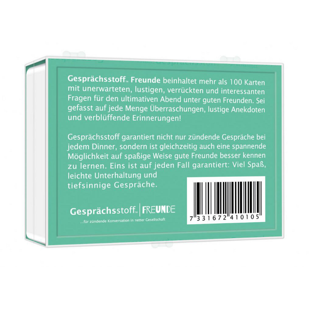 Gesprächsstoff - Freunde, Partyspiel