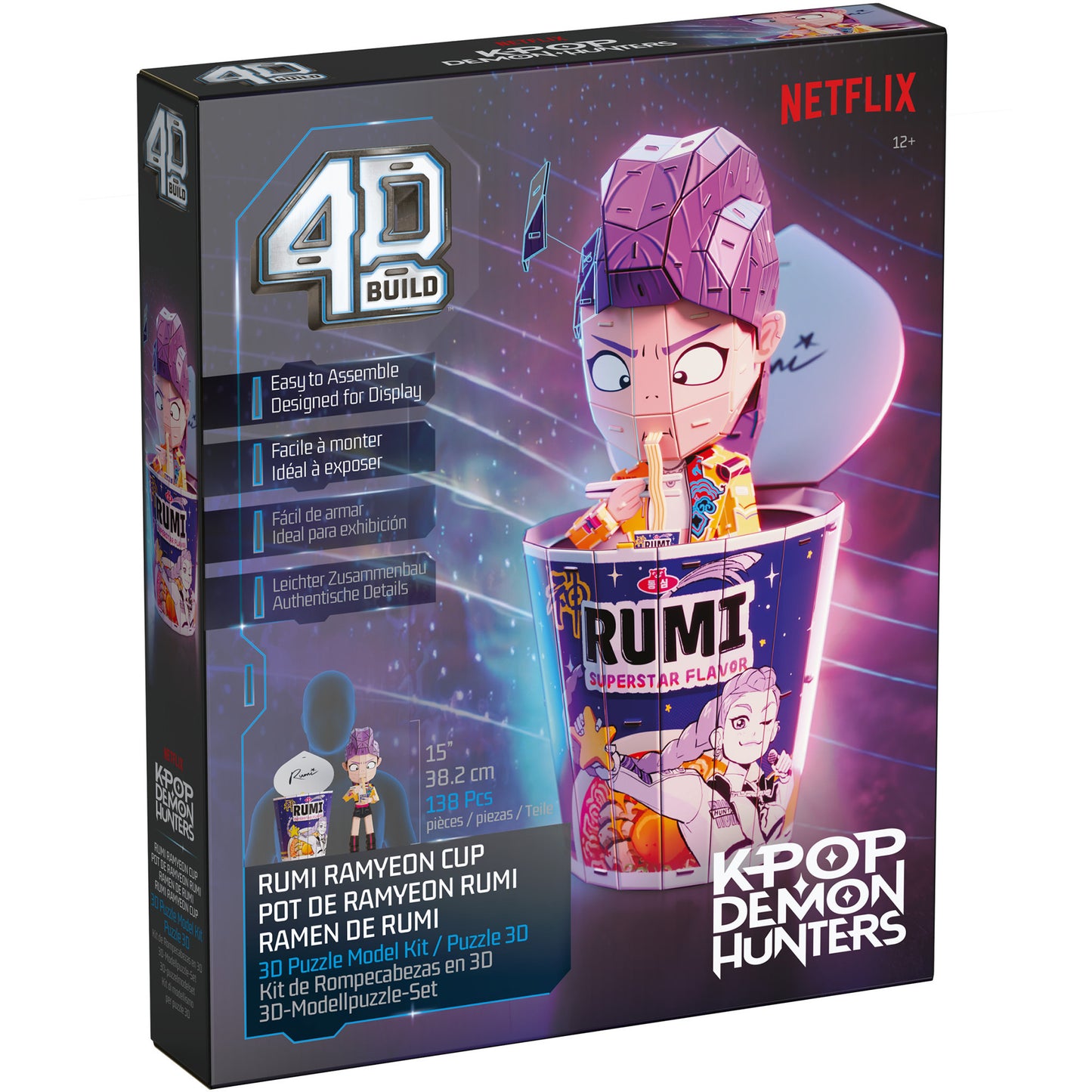 4D Build - K-Pop Demon Hunters - Rumi im Ramen-Becher, Modellbau
