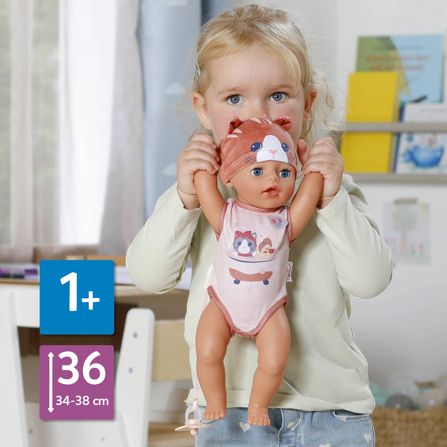 BABY born Lena Katze 36cm, Puppe