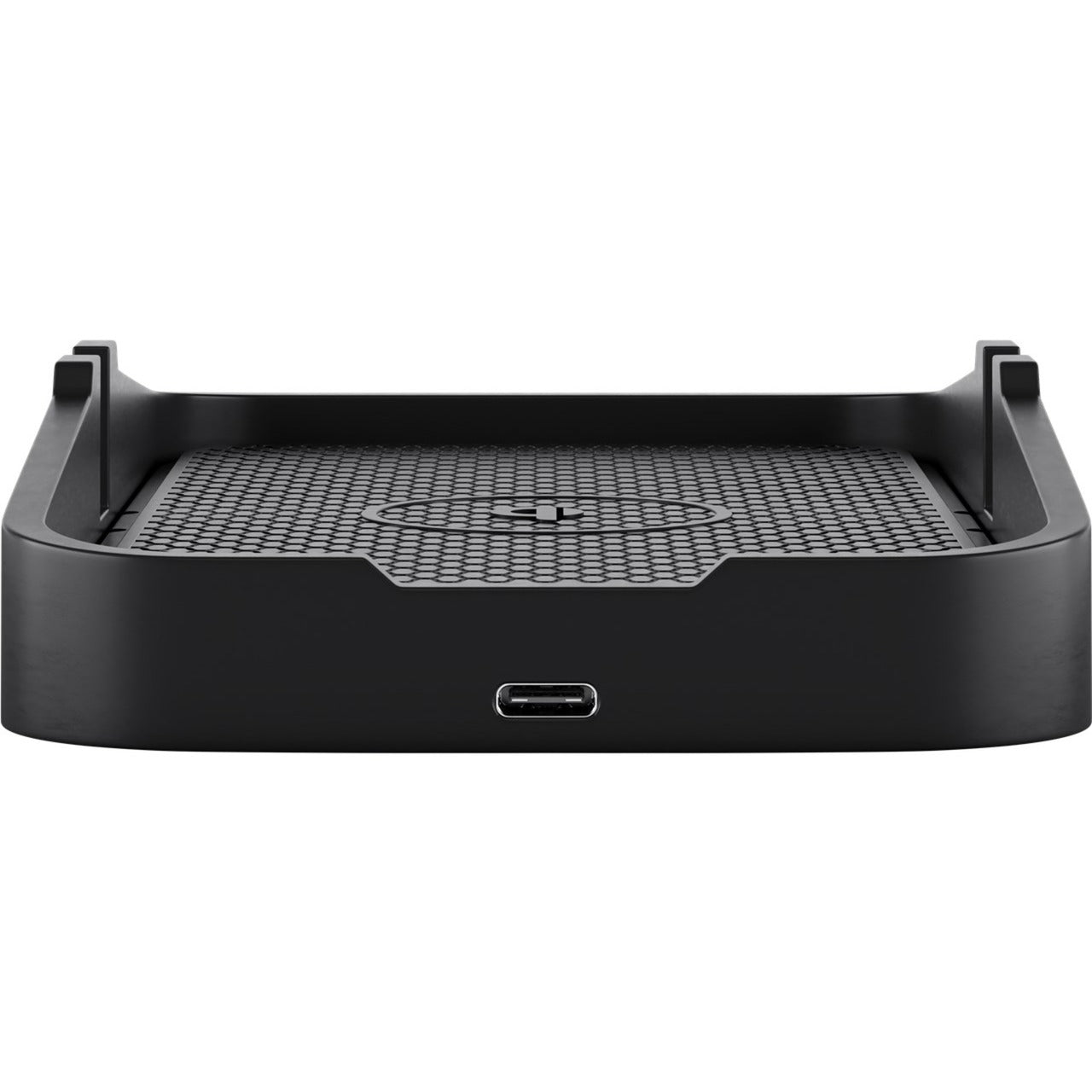 Goobay Kabelloses Kfz-Schnellladegerät 15 Watt (schwarz, Qi-Standard, rutschfest)