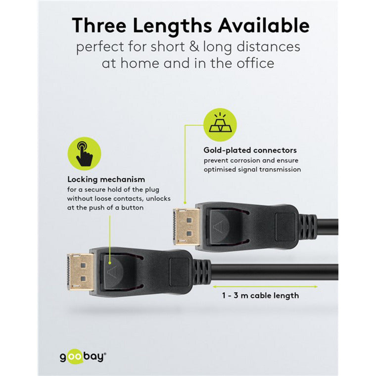 Kabel DisplayPort 1.4 Stecker > DisplayPort Stecker