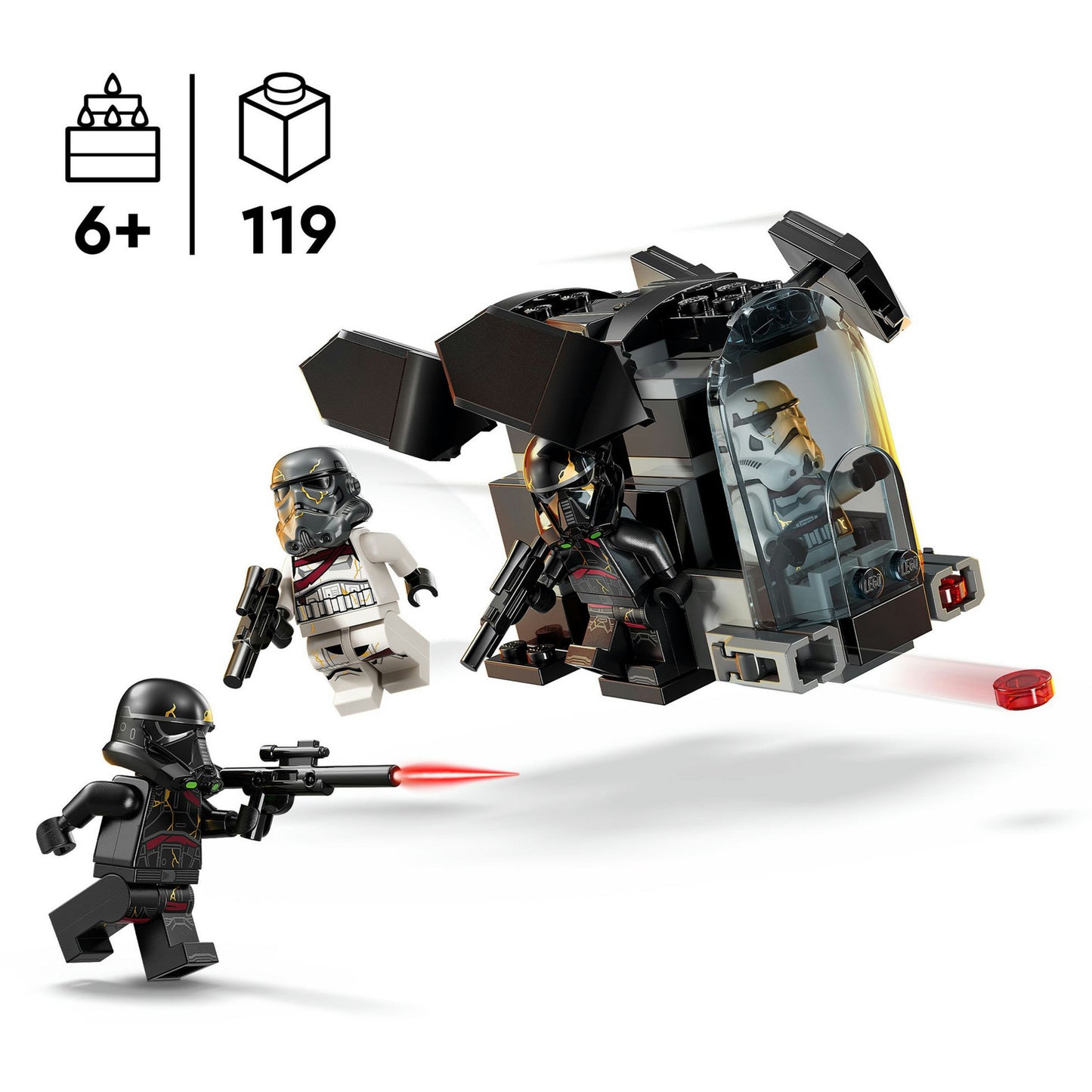75412 Star Wars Todestruppler & Nachttruppler Battle Pack, Konstruktionsspielzeug