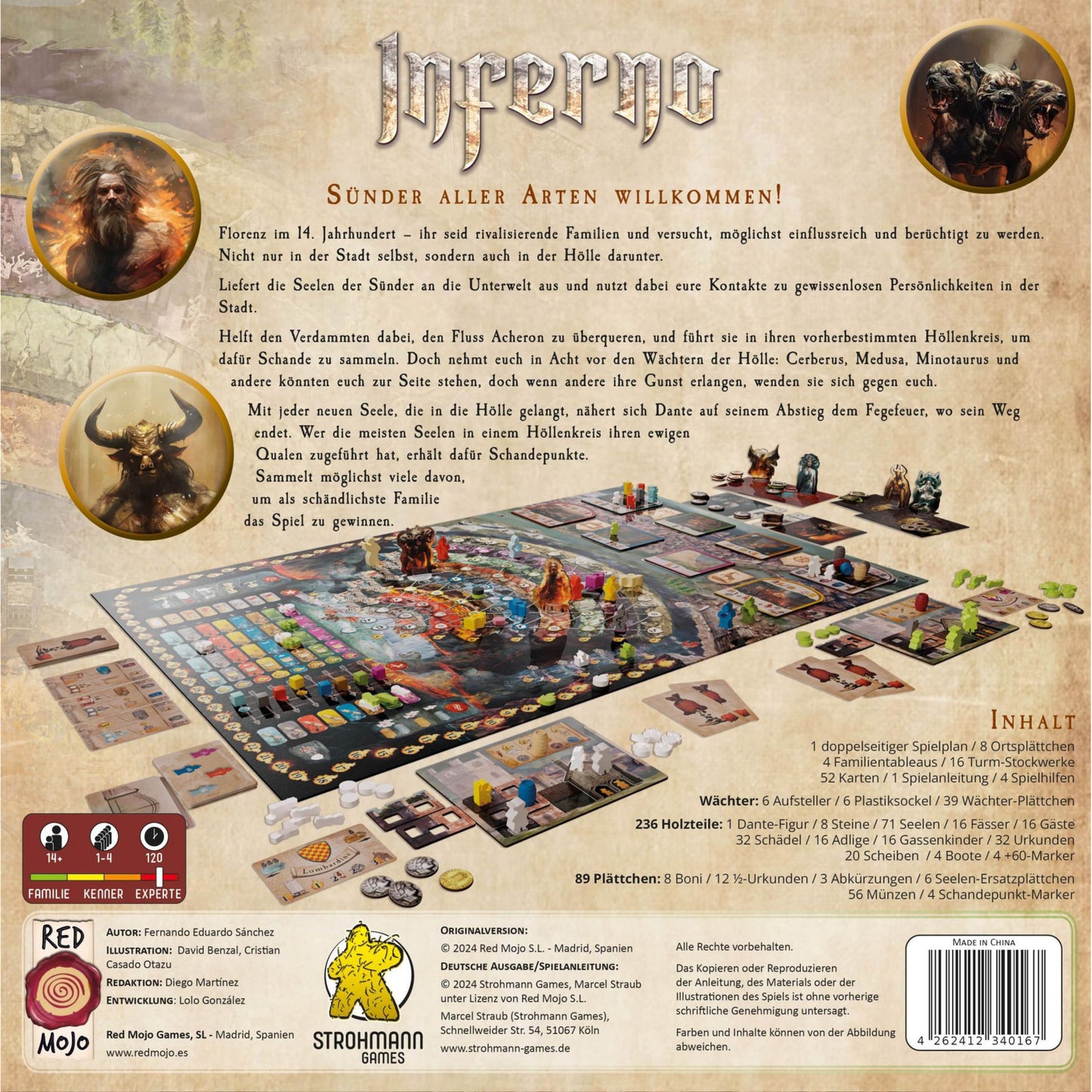Inferno, Brettspiel